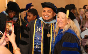 Photo of doctoral graduates