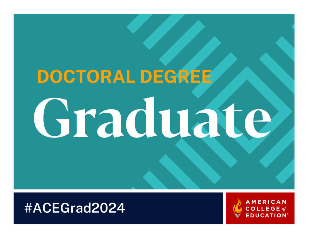 ACE Commencement 2024 - Doctoral Degree Graduate