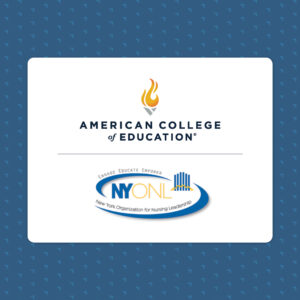 ACE and New York Organization for Nurse Leaders partnership