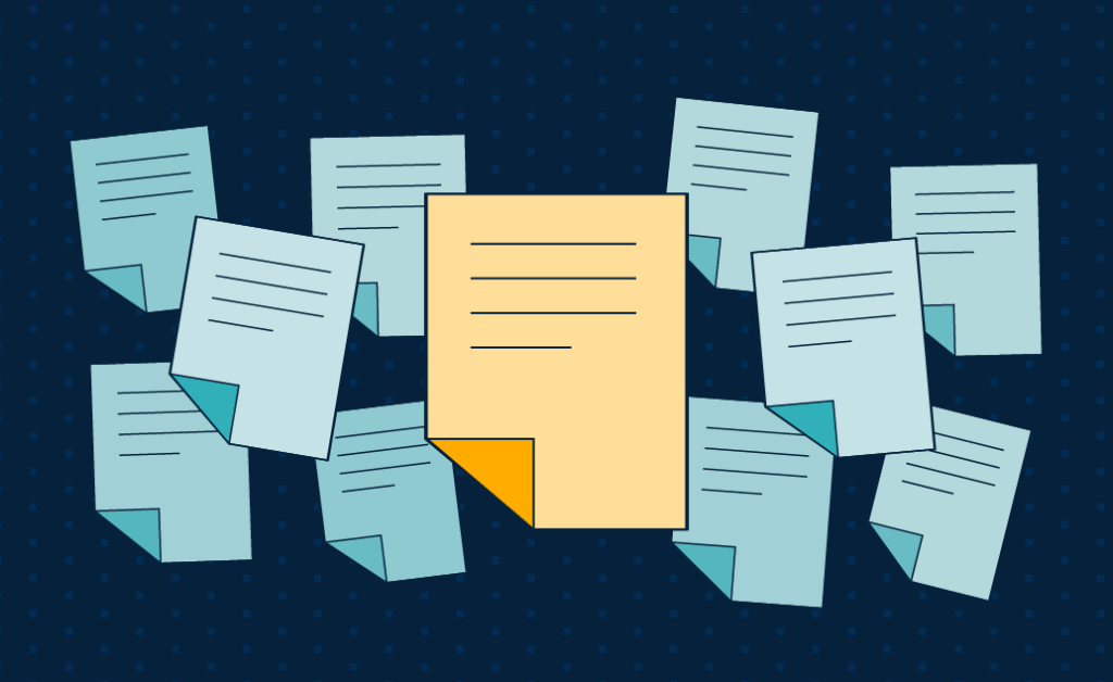 Image of sheets of paper