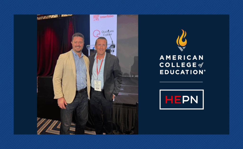 Geordie Hyland and Eric Klein pose together at the HEPN Miami conference