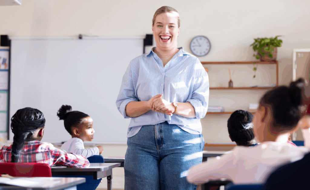 Image of teacher teaching
