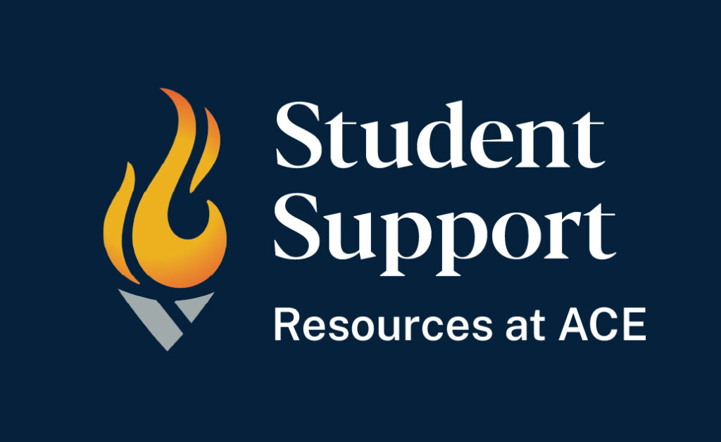 image reading student support resources at ACE