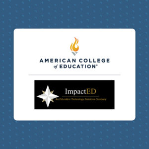 ImpactED and ACE partnership