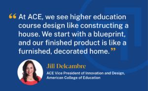 Image featuring a quote from Jill Delcambre