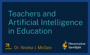 graphic that reads teachers and artificial intelligence in education