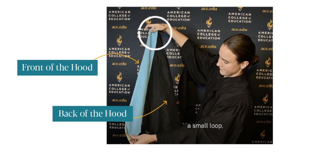 Master's and Education Specialist's regalia elements