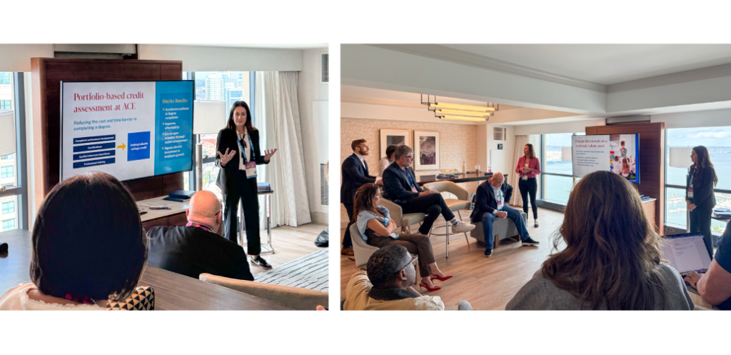 Picture of a presentation at the ASU + GSV Summit