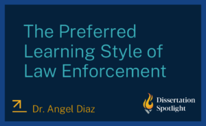 The preferred learning styles of aw enforcement